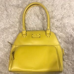 Kate Spade yellow handbag
